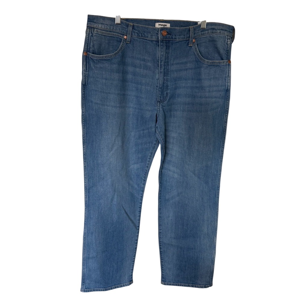 Wrangler Men Straight‎ Fit Jeans Sunset 651 Blue Wash Size 34x29
